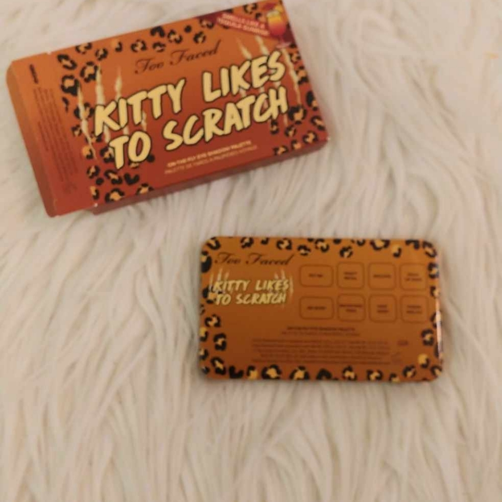 💖FIRM! NWT TOO FACED KITTY LIKES TO SCRATCH MINI EYESHADOW PALETTE (LAST ONE AV - Picture 6 of 10